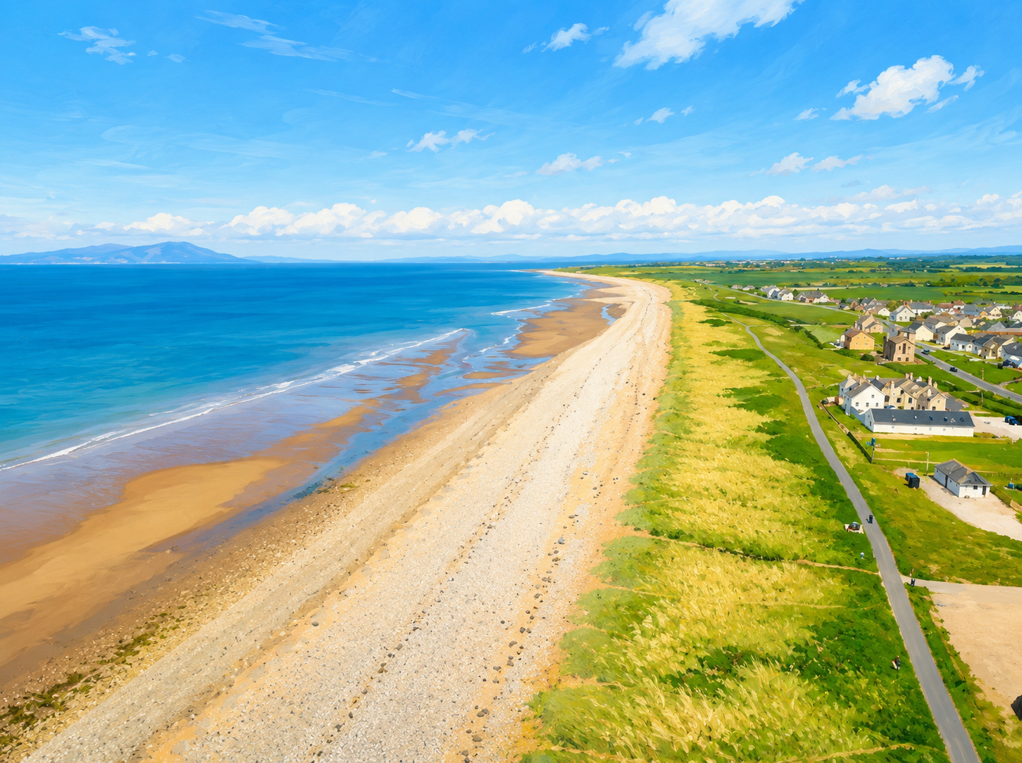 Allonby beach, Cumbria